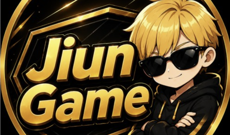 검정색과 금색 디자인의 Jiun Game YouTube 채널 미리보기